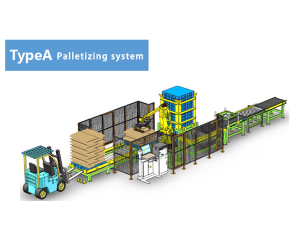 Unloading And Robotic Palletizing System
