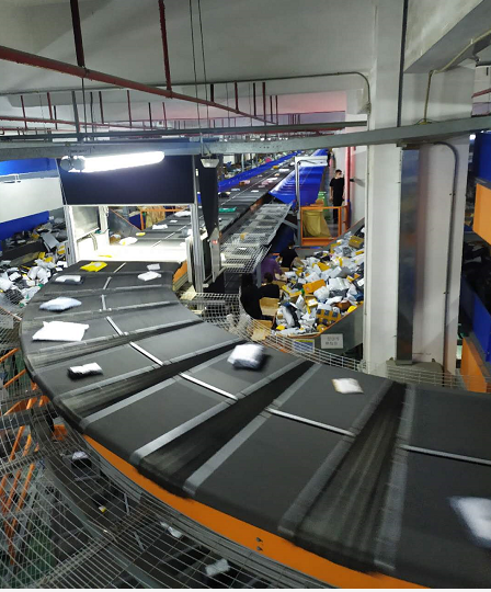 Twin-carrier Cross Belt Sorter