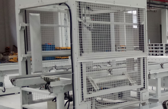 Automatic Pallet Stacking Machine, Automatic Pallet Splitting Machine, Automatic Pallet Combination Machine