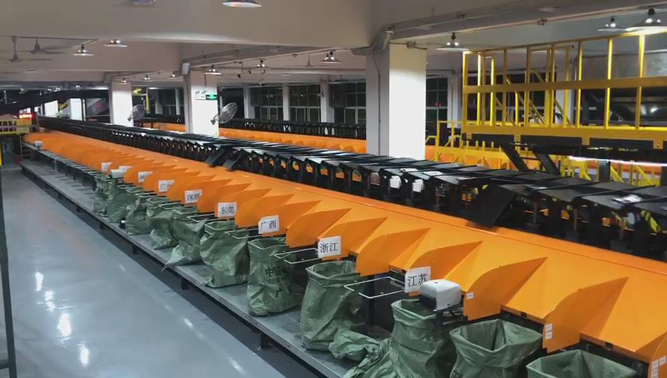 Tilt-tray Sorter, Power Express Final Sprint